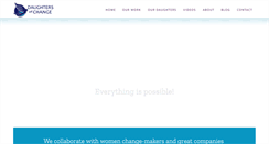 Desktop Screenshot of daughtersofchange.com