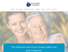 Tablet Screenshot of daughtersofchange.com